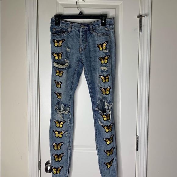 MNML | Pants | Mnml La Butterfly Denim 